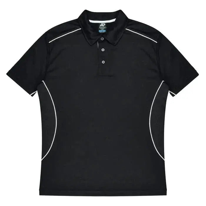 Aussie Pacific Kuranda Men's Polo Shirt 1323 Aussie Pacific BLACK/WHITE S